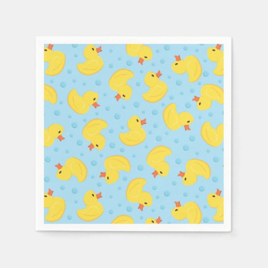 Serviette En Papier Rubber Ducky 1er Anniversaire Fête Enfants bébé (Devant)