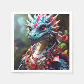 Serviette En Papier Ruby Dragon (Devant)