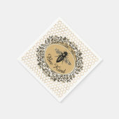 Serviette En Papier Ruche de miel gentille (Coin)