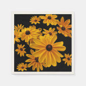 Serviette En Papier Rudbeckia Black Eyed Susan Flowers papier serviett (Devant)