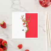 Serviette En Papier Rudolph (En situation)