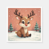 Serviette En Papier rudolph (Devant)