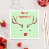 Serviette En Papier Rudolph Napkins (En situation)