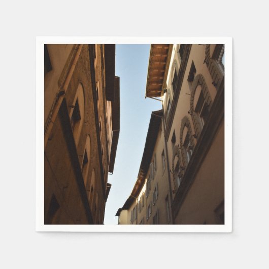 Serviette En Papier Rue baignée de soleil (Devant)