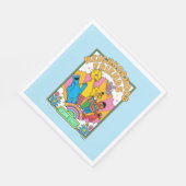 Serviette En Papier Rue Sésame | Amis de voisinage (Coin)