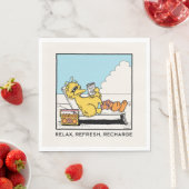 Serviette En Papier Rue Sésame | Big Bird Relax Refresh Recharge (En situation)