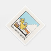 Serviette En Papier Rue Sésame | Big Bird Relax Refresh Recharge (Coin)