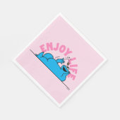 Serviette En Papier Rue Sésame | Cookies Monster Enjoy Life (Coin)