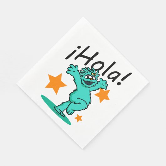 Serviette En Papier Rue Sésame | ¡Hola ! Rosita (Coin)