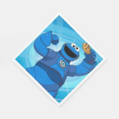 Serviette En Papier Rue Sésame | Méca Builders Cookie Monster (Coin)