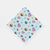 Serviette En Papier Rue Sésame | Méca Builders Face Motif (Coin)