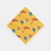 Serviette En Papier Rue Sésame | Motif des constructeurs mécaniques (Coin)