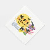 Serviette En Papier Rue Sésame | Motif d'Halloween (Coin)