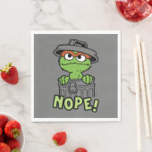 Serviette En Papier Rue Sésame | Oscar le Grouch Nope! (En situation)