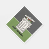 Serviette En Papier Rue Sésame | Oscar le Grouch Pas aujourd'hui! (Coin)