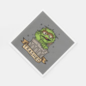 Serviette En Papier Rue Sésame | Oscar the Grouch Trashed (Coin)