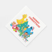 Serviette En Papier Rue Sésame | Pals de Noël (Coin)