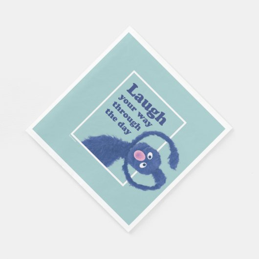 Serviette En Papier Rue Sésame | Rire à travers la journée (Coin)