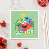 Serviette En Papier Rue Sésame | Sesame Pals depuis 1969 (En situation)