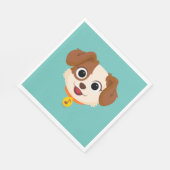 Serviette En Papier Rue Sésame | Tango Face (Coin)