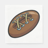Serviette En Papier Rugby Ball Sport amusant Graphisme (Devant)