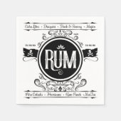 Serviette En Papier Rum Cocktail Napkin (Devant)