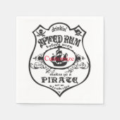 Serviette En Papier Rum épicé Pirate Boisson Thunder_Cove (Devant)
