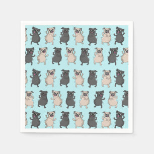 Serviette En Papier Rump Shaker Carlin chiot buste un déplacement mign