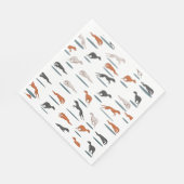 SERVIETTE EN PAPIER RUNNY GRAY HOUND 12000 TRANS (Coin)