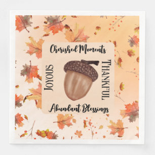 Serviette En Papier Russe Automne Saison Thématique Baby shower