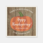 Serviette En Papier Russe Citrouille automne automne Thanksgiving Napk (Devant)
