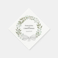 Russe Eucalyptus Wreath Mariage de conception diag