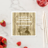 Serviette En Papier Russe western cowboy wild west thème mariage (En situation)