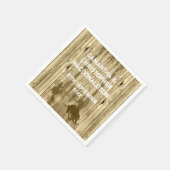 Serviette En Papier Russe western cowboy wild west thème mariage (Coin)