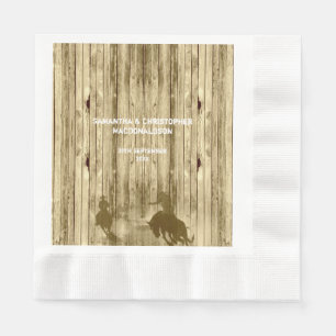 Serviette En Papier Russe western cowboy wild west thème mariage