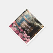 Serviette En Papier Russe Whiskey Whiskey Barrel Mariage (Coin)