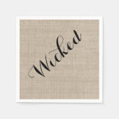 Serviette En Papier Russe Wicked Halloween Napkin (Devant)