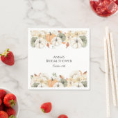 Serviette En Papier Russet d'automne (En situation)