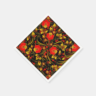 Serviette En Papier Russian khokhloma