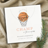 Serviette En Papier Rust Notre Petit Champ Basketball N'Importe Quel Â