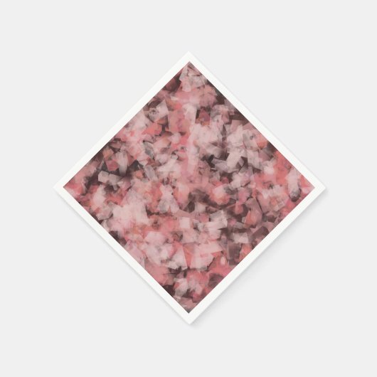Serviette En Papier Rustic Abstract Modern Contemporary Geometric Art (Coin)