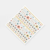 Serviette En Papier Rustic Boho Baby Shower  (Coin)