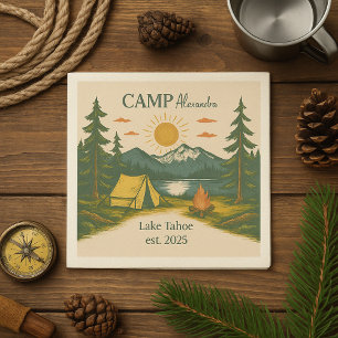 Serviette En Papier Rustic Camp Weekend Retraite Bachelorette