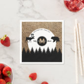 Serviette En Papier Rustic Camping Extérieur Aventure (En situation)
