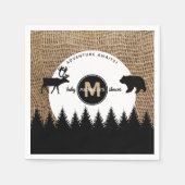 Serviette En Papier Rustic Camping Extérieur Aventure (Devant)