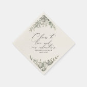 Serviette En Papier Rustic Chic Muted Green New Adventures Paper (Coin)