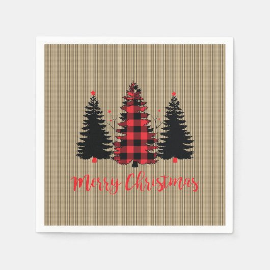 Serviette En Papier Rustic Farmhouse (Devant)