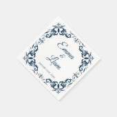 Serviette En Papier Rustic Mexican Wedding Napkins (Coin)