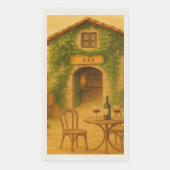 Serviette En Papier Rustic Napa Valley Vineyard Mariage d'or (Devant)