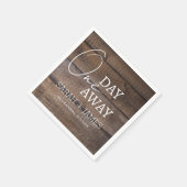 Serviette En Papier Rustic Oak Grange Un Jour De Dîner De Répétition (Coin)